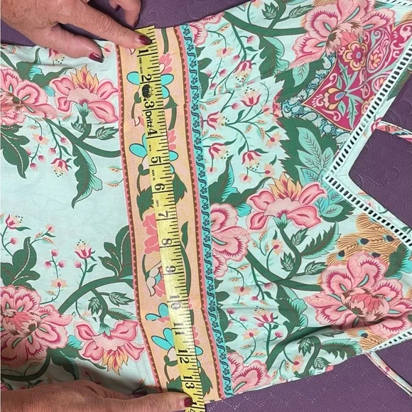 Spell Lotus 🦚 Peacock Slip Dress 🔮 - Picture 8 of 9